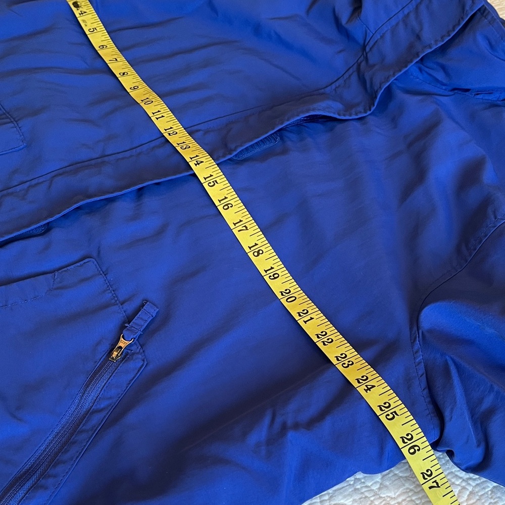 Lands End Outfitters Fleece‎ Jacket Adjustable Seat Protection Women's 1X Blue - Picture 13 of 16